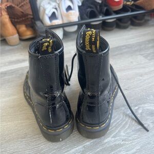 Dr. Martens Black Patent Leather Boots